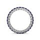 4 - Tiffany 2.40 mm Blue Sapphire Eternity Band 