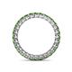 4 - Tiffany 2.40 mm Green Garnet Eternity Band 