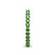 5 - Tiffany 2.40 mm Green Garnet Eternity Band 