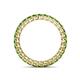 4 - Tiffany 2.40 mm Green Garnet Eternity Band 