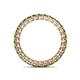 4 - Tiffany 2.40 mm Green Garnet Eternity Band 
