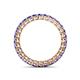 4 - Tiffany 2.40 mm Tanzanite Eternity Band 