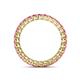 4 - Tiffany 2.40 mm Pink Tourmaline Eternity Band 