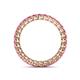4 - Tiffany 2.40 mm Pink Tourmaline Eternity Band 