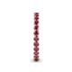 5 - Tiffany 2.40 mm Rhodolite Garnet Eternity Band 