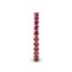 5 - Tiffany 2.40 mm Rhodolite Garnet Eternity Band 