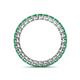 4 - Tiffany 2.40 mm Emerald Eternity Band 