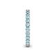 5 - Tiffany 2.40 mm Aquamarine Eternity Band 