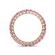 4 - Tiffany 2.40 mm Pink Sapphire Eternity Band 