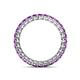 4 - Tiffany 2.40 mm Amethyst Eternity Band 
