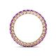 4 - Tiffany 2.40 mm Amethyst Eternity Band 