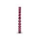 5 - Tiffany 2.40 mm Rhodolite Garnet Eternity Band 