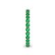 5 - Tiffany 2.40 mm Emerald Eternity Band 