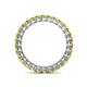 4 - Tiffany 2.40 mm Yellow Diamond Eternity Band 