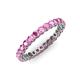 3 - Tiffany 2.40 mm Pink Sapphire Eternity Band 
