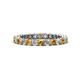 1 - Tiffany 2.40 mm Citrine and Diamond Eternity Band 