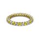 2 - Tiffany 2.40 mm Yellow and White Diamond Eternity Band 