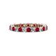 1 - Tiffany 2.40 mm Ruby and Diamond Eternity Band 