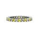 1 - Tiffany 2.40 mm Yellow Sapphire and Diamond Eternity Band 