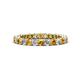 1 - Tiffany 2.40 mm Diamond and Citrine Eternity Band 