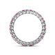 4 - Tiffany 2.40 mm Pink Sapphire and Diamond Eternity Band 