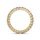 4 - Tiffany 2.40 mm Pink Tourmaline and Diamond Eternity Band 