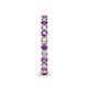 5 - Tiffany 2.40 mm Amethyst and Diamond Eternity Band 