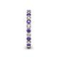 5 - Tiffany 2.40 mm Iolite and Diamond Eternity Band 