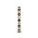 5 - Tiffany 2.40 mm Smoky Quartz and Diamond Eternity Band 