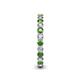 5 - Tiffany 2.40 mm Green Garnet and Diamond Eternity Band 