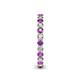 5 - Tiffany 2.40 mm Amethyst and Diamond Eternity Band 