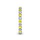 5 - Tiffany 2.40 mm Yellow Sapphire and Diamond Eternity Band 