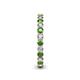 5 - Tiffany 2.40 mm Green Garnet and Diamond Eternity Band 