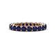 1 - Tiffany 3.00 mm Blue Sapphire Eternity Band 