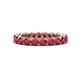 1 - Tiffany 3.00 mm Ruby Eternity Band 