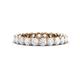 1 - Tiffany 3.00 mm White Sapphire Eternity Band 