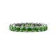 1 - Tiffany 3.00 mm Green Garnet Eternity Band 