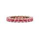 1 - Tiffany 3.00 mm Pink Tourmaline Eternity Band 