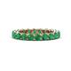1 - Tiffany 3.00 mm Emerald Eternity Band 
