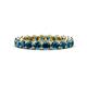 1 - Tiffany 3.00 mm Blue Diamond Eternity Band 
