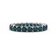 1 - Tiffany 3.00 mm London Blue Topaz Eternity Band 