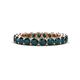 1 - Tiffany 3.00 mm London Blue Topaz Eternity Band 