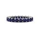1 - Tiffany 3.00 mm Blue Sapphire Eternity Band 
