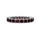 1 - Tiffany 3.00 mm Red Garnet Eternity Band 
