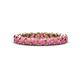 1 - Tiffany 3.00 mm Rhodolite Garnet Eternity Band 