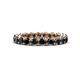 1 - Tiffany 3.00 mm Black Diamond Eternity Band 