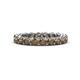 1 - Tiffany 3.00 mm Smoky Quartz Eternity Band 