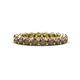 1 - Tiffany 3.00 mm Smoky Quartz Eternity Band 