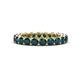 1 - Tiffany 3.00 mm London Blue Topaz Eternity Band 