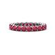 1 - Tiffany 3.00 mm Ruby Eternity Band 